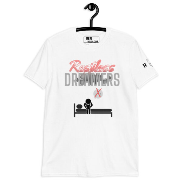 RESTLESS DREAMERS T-SHIRT "NO SLEEP" WHITE